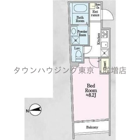 グローリオシェルト池袋本町の物件間取画像